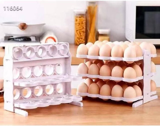 Porte-œufs pliable et empilable
